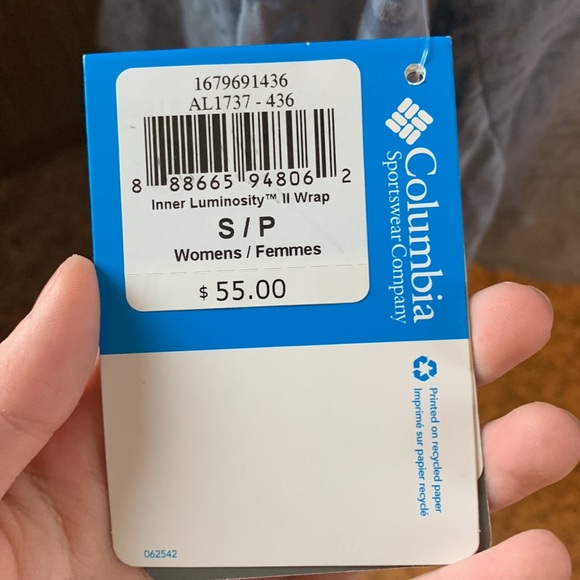 NWT Women’s Columbia Adera Collection Dusty Slate Blue Open Front Cardigan Shawl - Picture 4 of 11